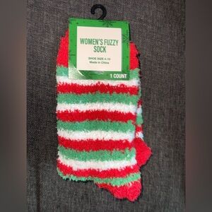 NEW Christmas fuzzy socks